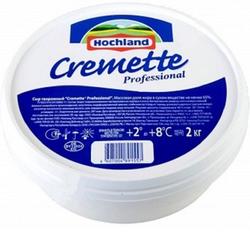 Творожный сыр Креметте 65% 2 кг. Hochland 1