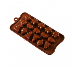Форма для шоколада Рождество 21x10,5 см. силикон