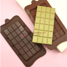Форма для шоколада Плитка 22х10 см. силикон