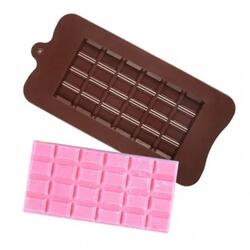 Форма для шоколада Плитка дольки 21х10 см. силикон 1