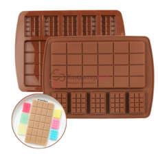 Форма для шоколада Плитка микс 6 в 1 силикон