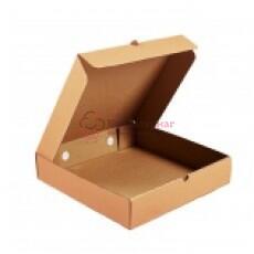 Коробка для пирога 28х28х7 см. бурая Fupeco