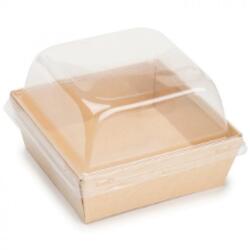 Коробка для Бенто торта Eco Smart Pack дно d-13, h-8,5 см. 800 мл. 1