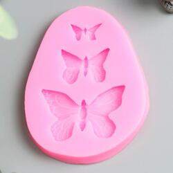 Молд силиконовый Бабочки 3 шт. 7х5,5 см. 1