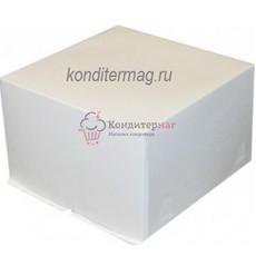 Коробка для торта 30х30х19 см. Белая