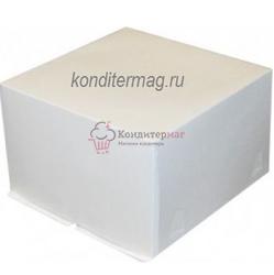 Упаковка для торта 3 кг. 30х30х19 см. Белая 1