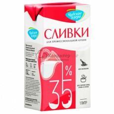 Сливки 35% Чудское озеро 1 л. животные