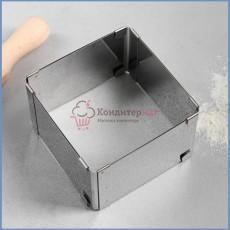 Раздвижной квадрат 10-18 см. h-8,5 см. Tas-prom