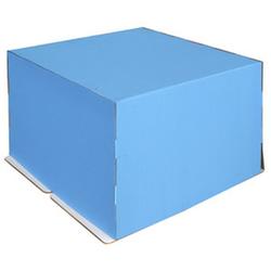 Упаковка для торта 5 кг. 40х40х30 см. Голубая 5г 1
