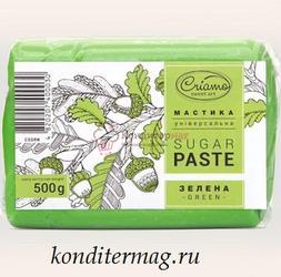 Мастика сахарная универсальная Криамо зеленая 500 г. 52004 1