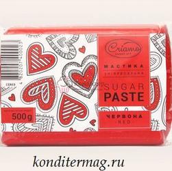 Мастика сахарная Криамо красная 500 г. 52005 1