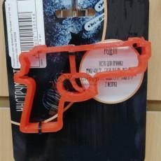 Формочка для пряников Пистолет 11х7 см. с оттиском пластик