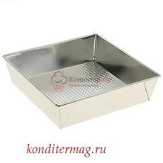 Форма для выпечки Квадрат 24х6 см. жесть
