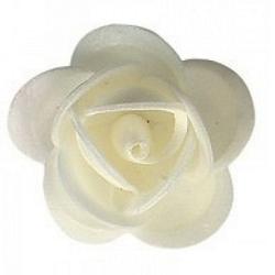 Вафельные Розы белые 3,5 см. сложные 5 шт. 1