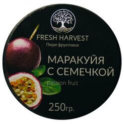 Пюре замороженное  Маракуйя с семечкой / косточкой FRESH HARVEST, 1 кг 1