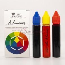Красители пищевые жидкие Основные цвета Newton's набор 3х30 г. Art Color