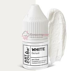 Краситель пищевой гелевый водорастворимый Art Color Pro Белый 12 мл