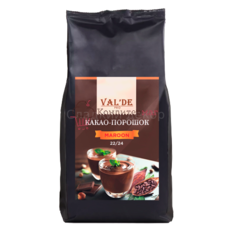 Какао-порошок Valde 22-24%, алкализованный, 500 гр.