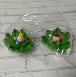 Фигурка сахарная Счастье в капусте 3,5 см. 1 шт. 1