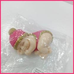 Фигурка шок. глазурь Малыш в розовом костюме 8 см. 61 г. 1