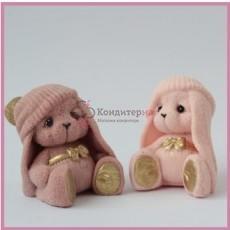 Фигурка шок. глазурь Зайка в шапке 8 см. 136 г.