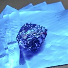 Фольга оберточная для конфет Синяя 10х10 см. 100 шт.