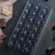 Форма для конфет Куб 33×16×3 см. пластик