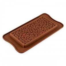 Форма для шоколада Плитка Сердечки 22.3х10,5 см. силикон