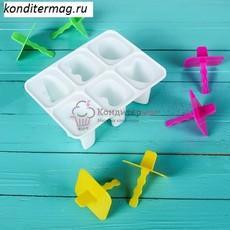 Форма для мороженого Лолли 6 ячеек
