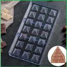Форма для шоколада Пирамидки 21 ячейка поликарбонат