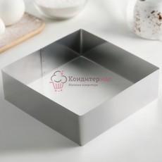 Квадрат для выпечки 16 см. h-5 см. толщ 0,6 мм. Никис