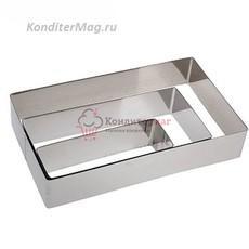 Набор для выпечки без дна Прямоугольник 25/20/15х4,5 см. 3 шт.