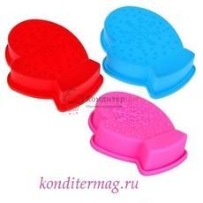 Форма для выпечки Рукавица силикон 10х7х2,5 см.