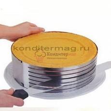 Форма раздвижная Кольцо с прорезями 25-30х9 см.