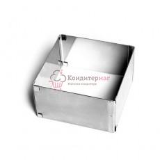 Форма раздвижная Квадрат 16-28х8,5 см. Tas-prom