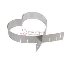 Форма раздвижная Сердце 14-26х5 см.