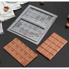 Форма для шоколада Плитка 26х21 см. пластик