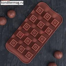 Форма для конфет Конфетка 20х10 см. 15 яч. силикон