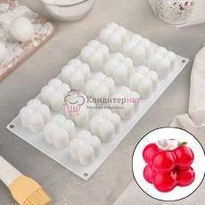 Форма силиконовая Джофлю 29x17 см. 15 ячеек
