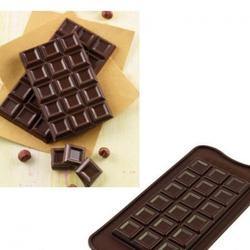 Форма для конфет Изи-шок Шоколадная плитка-2 Silikomart 1