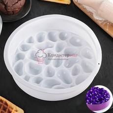 Форма силиконовая Камешки 19,5х5,5 см.