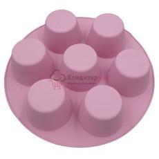 Форма силиконовая Кулич 7 ячеек