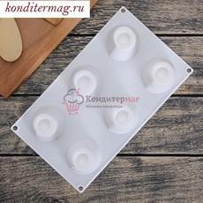 Форма силиконовая Конус 6 ячеек