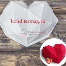 Форма силиконовая Геометрия любви 21х20 см.