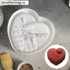 Форма силиконовая Сердечко из рук 17х6,5 см.