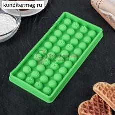 Форма для конфет Шарики 24х12 см. 40 ячеек