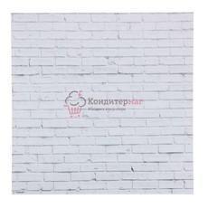 Фотофон Кирпич белый 45х45 см. картон
