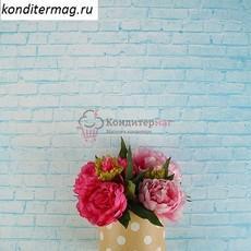 Фотофон Кирпич голубой 70х100 см. бумага