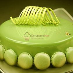 Глазурь кондитерская Мируар фисташка 250 г. 1