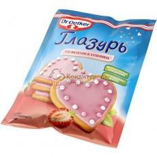 Глазурь Dr. Oetker сухая вкус Клубники 90 г.